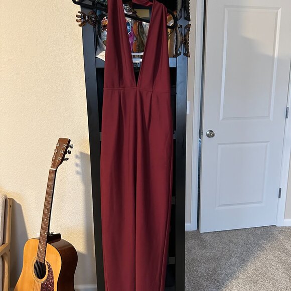 Gorgeous Backless Front Slit Gown - Picture 1 of 4